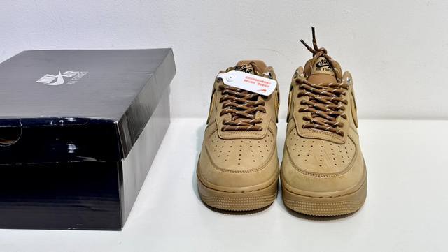 Nike Air Force 1 Low O7 Lv8 Wheat Flax 牛皮 经典复古风格 防滑轻便 低帮 板鞋 男女同款 送礼推荐 颜色color :