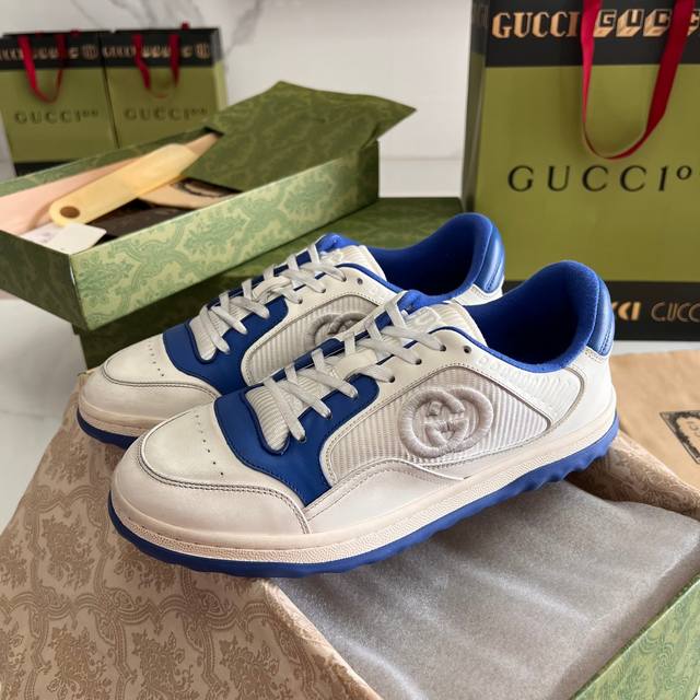 G家 情侣款顶级版本 顶级版 码数:35-46 Gucci2023早春古驰g家 最新爆款mac80 运动鞋 情侣款 面料：原版定制进口头层牛皮 内里：原版定制进