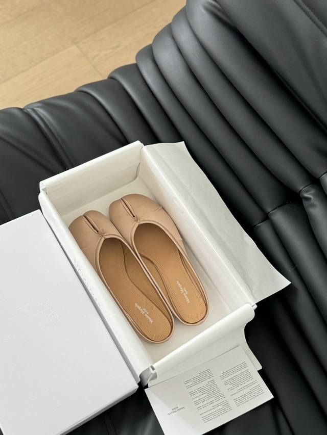 丝绸半拖 单鞋 高定品质 Maison Margiela Mm6分趾鞋 Tabi 意产植鞣羊皮 欢迎对比 真正的原版大底 Size:35-40