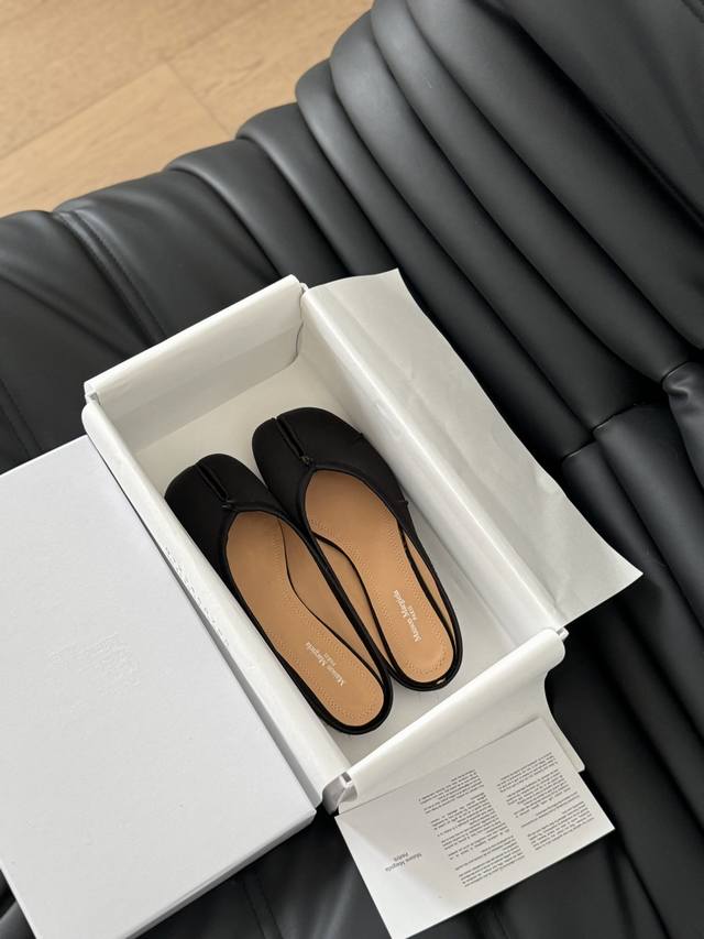 丝绸半拖 单鞋 高定品质 Maison Margiela Mm6分趾鞋 Tabi 意产植鞣羊皮 欢迎对比 真正的原版大底 Size:35-40