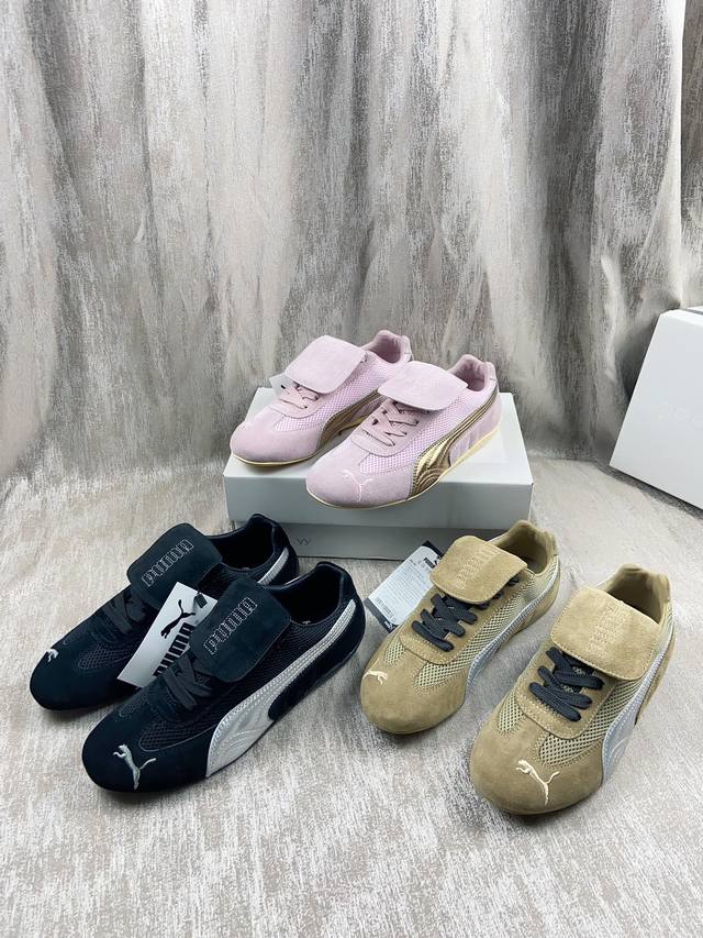 Open Yy X Puma的最新联名 24Vs春夏爆款系列 圆头翻盖运动休闲鞋 彪马联名 Open Yy X Puma Speedca 'Whisper Of