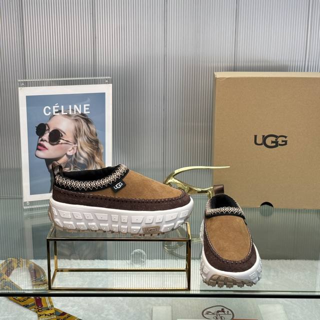 Ugg 新品轮胎底 2024 2024春夏新品 专柜最新爆款 轮胎底单鞋运动休闲鞋系列 原版购入开发 做货 上脚超可爱，塔斯曼the Venture Daze