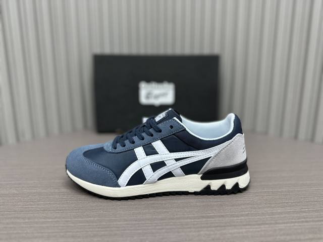 深蓝白拼 36～45 Onitsuka Tiger 鬼冢虎 California 78 Ex 轻便透气复古运动鞋 深蓝白拼色 货号1183A355-404 尺码