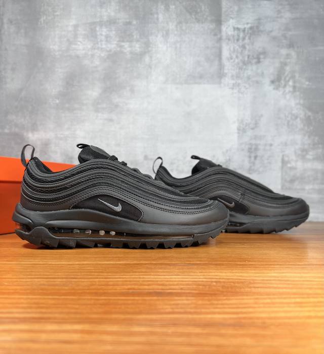 莞产纯原 重磅好货推荐 Nike Air Max 97 子弹系列气垫跑步鞋 情侣款 子弹头气垫 简约搭配 巧妙的运用了air Max97的鞋面条纹设计 全掌大容