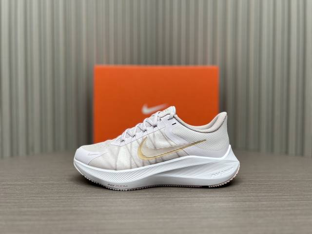 淡粉紫 36～39 纯原版本 Nike Air Zoom Winflo 8 轻盈透气 运动跑步鞋 淡粉紫罗兰 Cw3421-500 Nike Zoom Winf