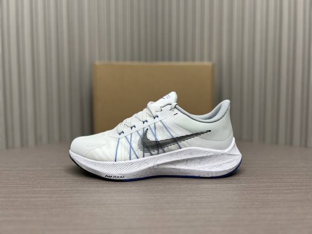 白色 39～45 纯原版本 Nike Air Zoom Winflo 8 轻盈透气 运动跑步鞋 白色 Cw3419-008 Nike Zoom Winflo 8