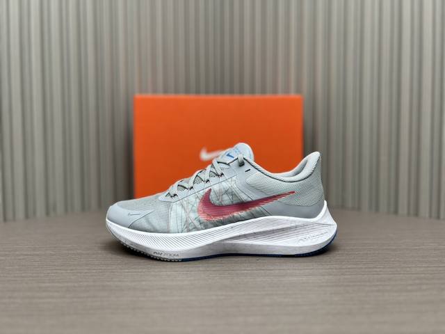 灰色 39～45 纯原版本 Nike Air Zoom Winflo 8 轻盈透气 运动跑步鞋 灰色 Cw3419-004 Nike Zoom Winflo 8