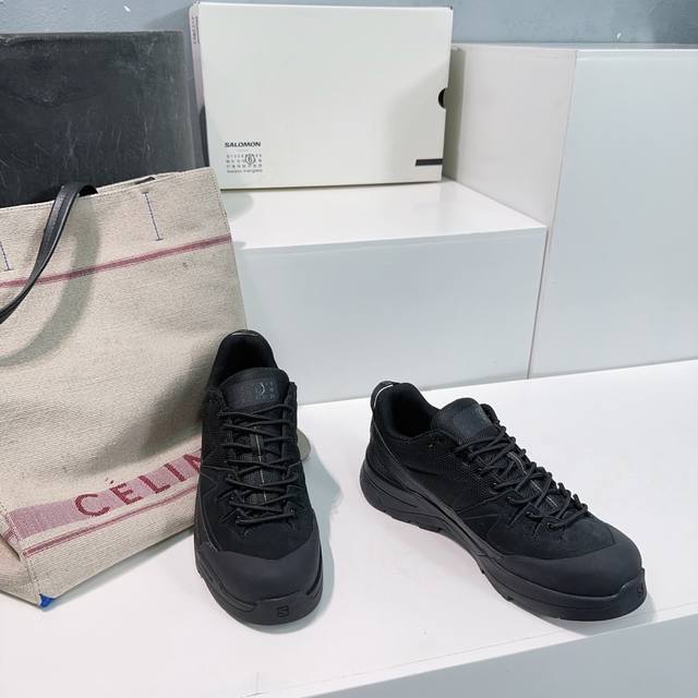 高品质出厂 ！小众潮牌情侣款！Maisonmargiela&Salomon24Ssmm6联名款 休闲运动厚底登山德比鞋联名 X-Alp系列 情侣款 户外 休闲