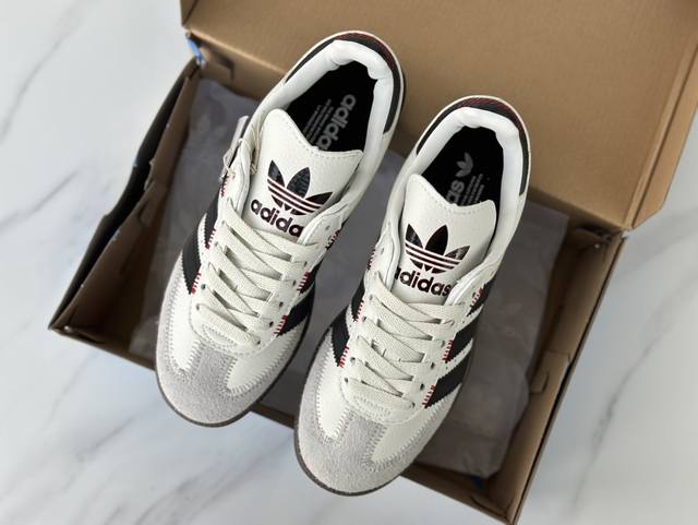 阿迪达斯 Adidas Wb Pony Tonal Samba 运动板鞋 经典三叶草与德训鞋结合 复古种草。2024年，是阿迪达斯samba之年。Samba系列