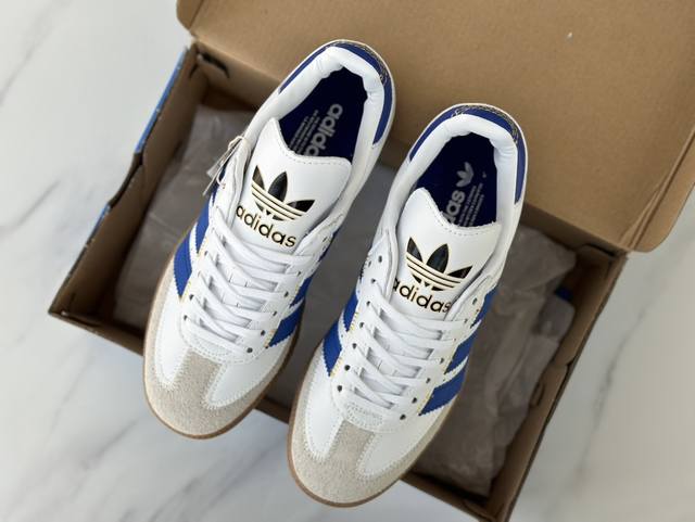 阿迪达斯 Adidas Wb Pony Tonal Samba 运动板鞋 经典三叶草与德训鞋结合 复古种草。2024年，是阿迪达斯samba之年。Samba系列