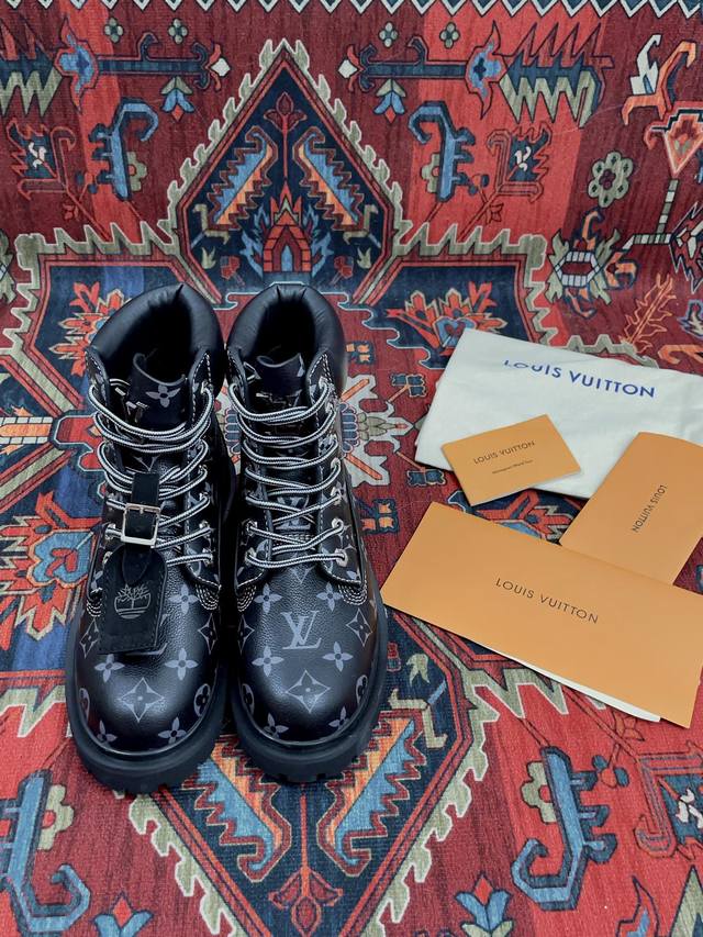 代购级别顶级品质 Louis Vuitton x Timberland联名 Via Instagram Lv 24ss 早秋 添柏岚 大黄靴 今年 1月 LV