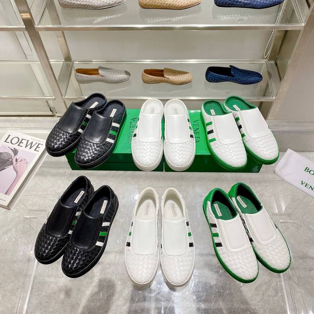 葆蝶家 Bottega Veneta编织套脚拖鞋 女35-39 40 订制不退换 男39--44 38 45定制不退换